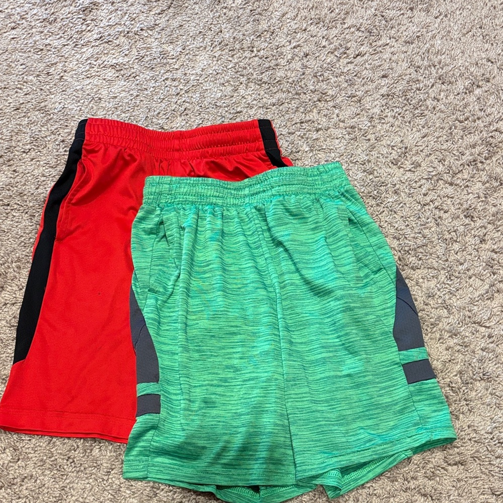 Tek Gear Kids' Red and Green Shorts Set